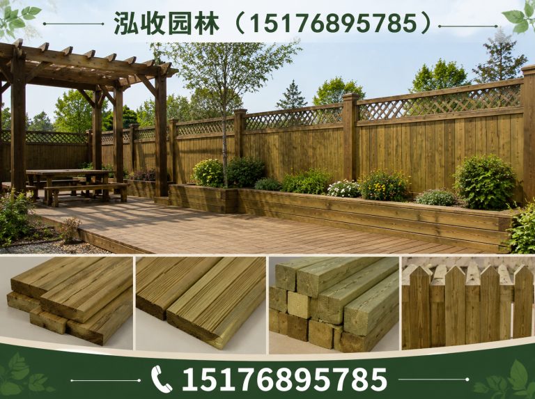 黄山防腐木展示图